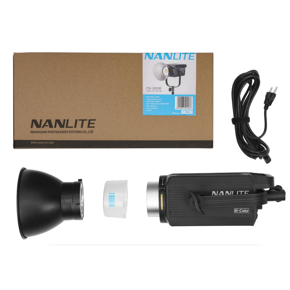 Nanlite FS-300B Bi-Color AC LED Monolight - 2